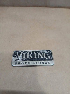 Placa de identificación profesional para microondas Viking VMOS00 emblema OEM aplicante genuino #5337 Foto 1 de 4