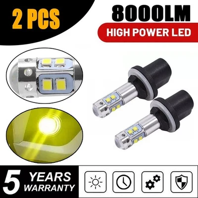 2 PIEZAS 880 LED bombillas antiniebla 3000K amarillas para Chevrolet Silverado 1500 2500 3500 Foto 1 de 4