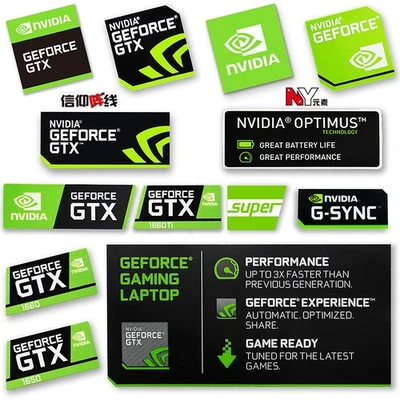 GTX1660 1650 GEFORCE QUADRO Label Sticker For Laptop PC Tablet Desktop Computer - Image 1 of 4