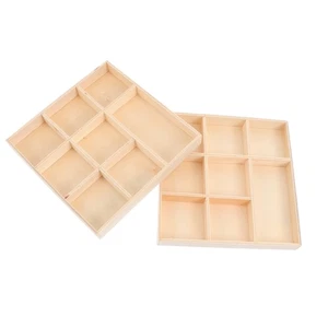 2 cajas de regalo de madera para decoración hágalo usted mismo y almacenamiento de artículos pequeños - Imagen 1 de 12