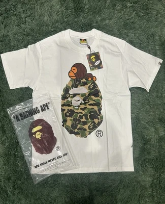 CAMISETA BABY MILO BAPE FACE (VERDE/BLANCO), talla GRANDE Foto 1 de 4