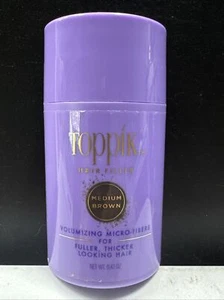 Toppik Hair Filler - Medium Brown Thicker Looking Hair 0.42 oz/12g NEW - Picture 1 of 8