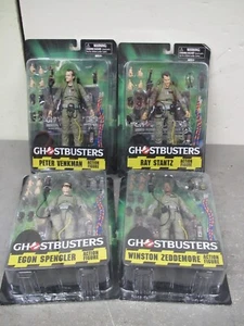 GHOSTBUSTERS- Venkman, Egon, Ray & Winston Diamond Select Action Figures 4 New - Picture 1 of 13
