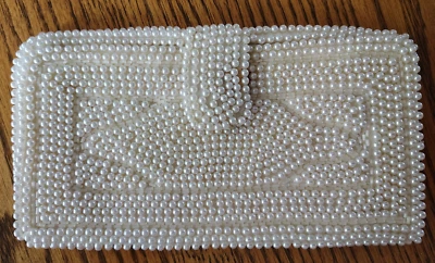 Bon Soir - Vintage clutch purse - Ivory pearl - Image 1 of 4