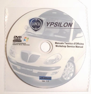 DVD MANUALE OFFICINA LANCIA YPSILON 1.2 8V. 16V. - 1.4 16V. - 1.3 JTD - ZLA843 - Immagine 1 di 3