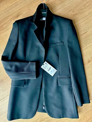 ZARA LUXUS OVERSIZE BUSINES SBLAZER SCHWARZ NEU, S, 36 LP 89,95EU - Bild 1 von 4