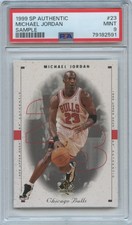 MICHAEL JORDAN 1999 UPPER DECK SP AUTHENTIC SAMPLE #23 PSA 9 CHICAGO BULLS