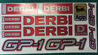 Derbi GP1 stickers SM supermoto 50 125 GP-1 GP 1 Red/Black/Silver
