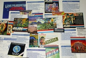 Vtg G.I. Joe ARAH Ephemera {MULTI-LISTING} Instructions Catalog Inserts Booklets - Picture 1 of 68