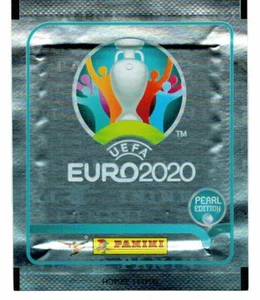 SEALED STICKER PACKET PANINI UEFA EURO 2020 PEARL SWISS EDITION - Picture 1 of 2