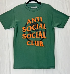 Camiseta Gráfica Verde Anti Social Club X NEIGHBORHOOD Talla Mediana - Imagen 1 de 5