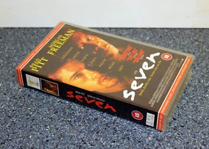 Seven VHS VCR tape PAL - Brad Pitt / Morgan Freeman - Horror 18 - Picture 1 of 4