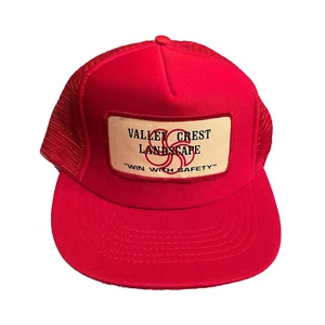Valley Crest Landscaping (Colorado) Trucker Cap, Vintage Hat, OSFA Red - Picture 1 of 7
