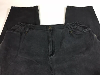 Blassport black stretch Jeans Womens Size 18 100% cotton Denim Pants - Image 1 of 4