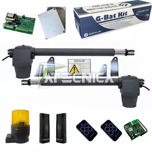 Kit cancello ante battenti FAAC GENIUS G-BAT KIT 230V RC 433Mhz 400kg 3m con 2TX - Zdjęcie 1 z 1