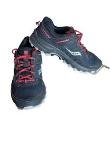 Women’s Running Shoes Saucony Run Anywhere Sz 8 Sneakers Excursion TR Black - Picture 1 of 9