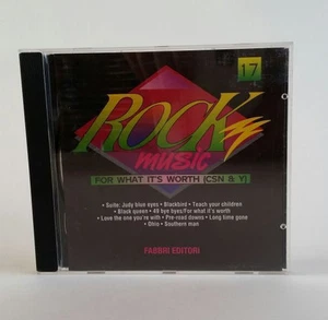 FOR WHAT IT'S WORTH CSN & Y CD vol 17 Rock Music FABBRI EDITORI - Imagen 1 de 1