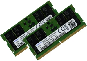 2x 48GB 96GB RAM PC5 DDR5 SO-DIMM 5600Mhz komp. zu Lenovo PN # ( 2x 4X71M23190 ) - Bild 1 von 1