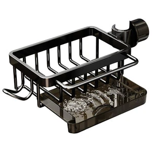Kitchen Sink Sponge Holder - Organizer for Dish Brushes Dishcloth Towel Rack US - Picture 1 of 17