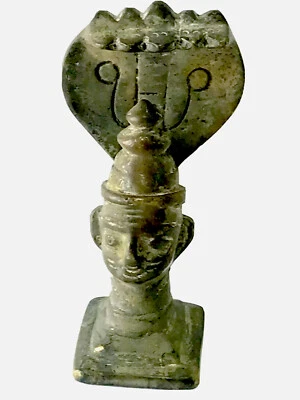 Antigua escultura siglo XVIII figura señor con serpiente estilo’s Hand Crafted Foto 1 de 4