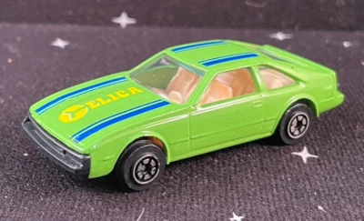 Coche de juguete de plástico/diecast Toyota Supra Celica verde Yatming #1036 Hong Kong Foto 1 de 4