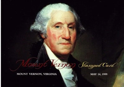 USPS FDC Ceremony Program UX305 Mount Vernon Washington Architecture PC 1999 - Image 1 of 3