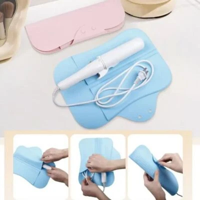 Heat Resistant Silicone Mat for Curling Flat Irons Hair Straightener Travel Home - Image 1 of 4