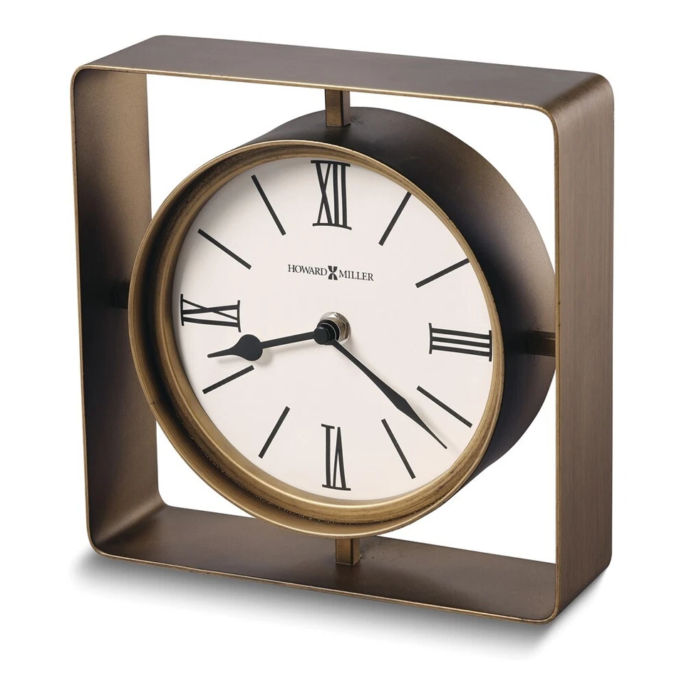 Reloj de acento Howard Miller Niall acabado latón cepillado envejecido Foto 1 de 1