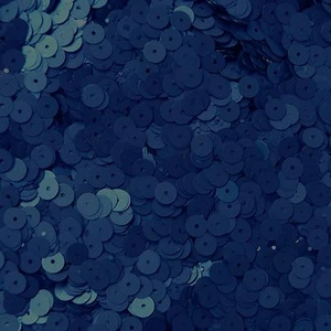 6mm Flat Round Sequin Paillettes ~ Navy Blue Matte Silk Frost Premium - Picture 1 of 2