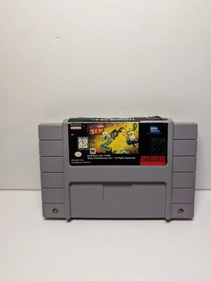 Earthworm Jim 2 (Sistema de Entretenimiento Super Nintendo, 1995) Auténtico Probado Foto 1 de 2