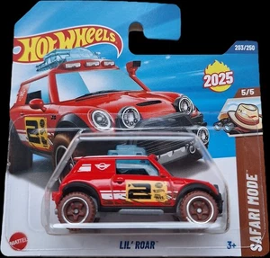 Hot Wheels Lil' Roar  Mini Cooper 2025 Safari Mode RED! - Bild 1 von 2