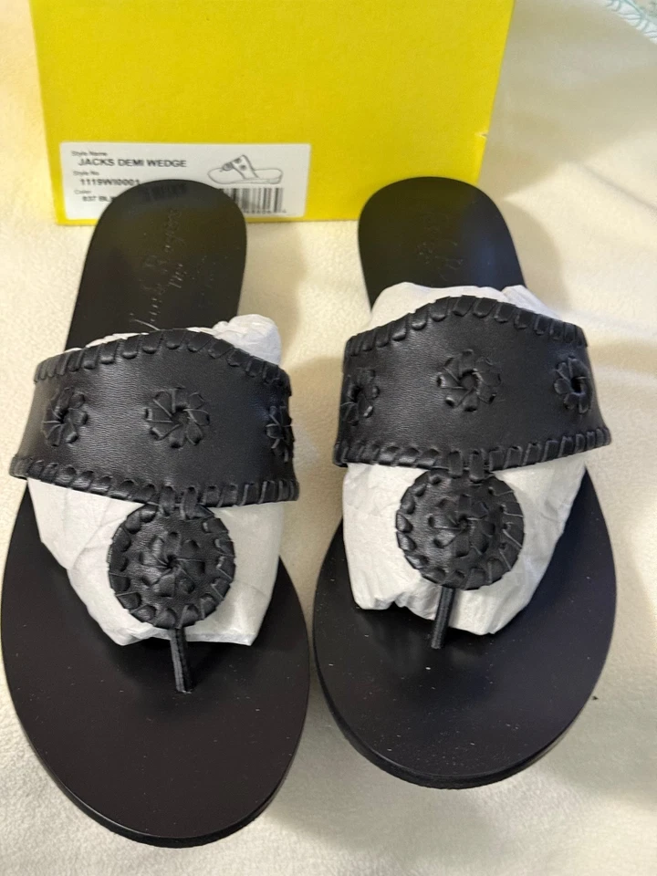 Sandalia Tanga Jack Rogers Jacks Demi Cuña Talla 10 M Foto 1 de 3