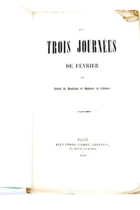 Livre ancien Révolution 1848 MONTEPIN et CALONNE economie politique 1848 - Picture 1 of 6