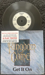 Kingdom Come – Get It On / 17 7'' Vinyl 1988 CLEANED/TESTED NM/EX VIDEO CLIP - Picture 1 of 8