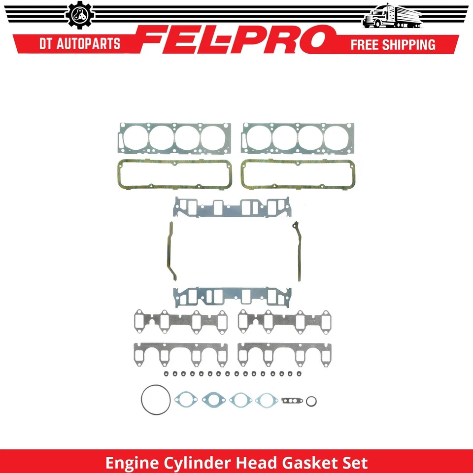 适用于 1964 - 1968 年 Mercury Montclair 发动机气缸盖垫圈套件 Fel-Pro 1965 — 第 1/1 张图片