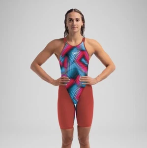 Speedo Costume Nuoto Da Competizione Donna LZR Pure Valor 2.0 Open Aperto Fla... - Imagen 1 de 8