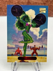 Fleer Marvel Masterpieces Hildebrandt Brothers #108 She-Hulk 1994 - Imagen 1 de 2