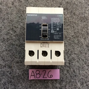 Siemens NGB3B125 125 Amp 600 Vac 3 Pole Circuit Breaker *Ships Same Day* - Picture 1 of 12