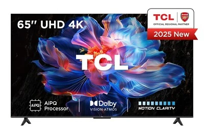 TCL 65" Inch 4K LED Smart TV Ultra HD HDR 65V6C-UK - Free 2 Yr Warranty - Image 1 of 4