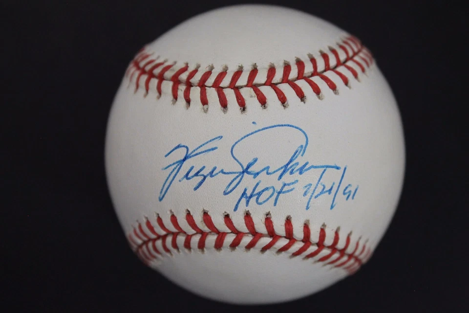Fergie Jenkins HOF '91 Cubs Rangers Autographed ONL Signed Baseball JSA B4 - Image 1 of 4