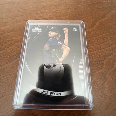 2022 Topps Chrome Black Joe Ryan RC Twins - Image 1 of 2
