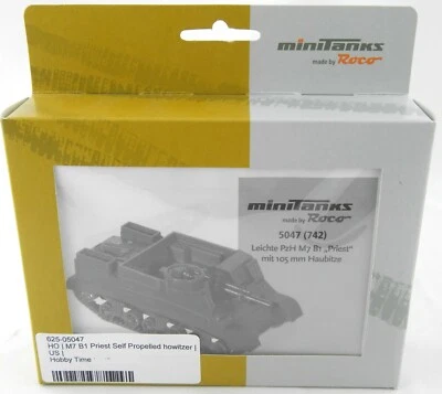 HO Lightweight PzH M7 B1 "Priest" w/105 mm Howitzer Kit - Roco Minitanks #5047 - Image 1 of 2