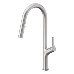 Kitchen Sink Mixer Pull Out Tap Stainless Steel Faucet Phoenix Linq 133-7120-51 - Picture 1 of 3