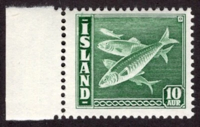 ISLANDIA 1940, SC-221, F/VF MNH** P-14 10aur arenque scv $105,00 *Sellos de la bahía* Foto 1 de 2