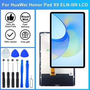 Digitalizador táctil de pantalla LCD para Huawei Honor Pad X9 ELN-L09 ELN-W09 FABRICANTE DE EQUIPOS ORIGINALES - Imagen 1 de 8
