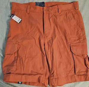 Cremieux Herren Cargoshorts Größe 36 orange - Bild 1 von 4