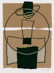 Cangrejo, Norbert (1951 Demmin, vive en Koserov/Usedom) "C 23" collage informal - Imagen 1 de 5