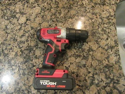 Used Great Working Hyper Tough Cordless Drill With Battery NO CHARGER See Video - Image 1 of 4