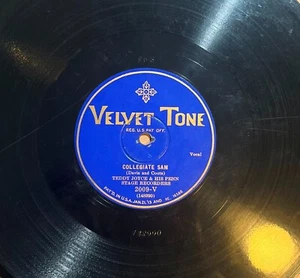 78 rpm Teddy Joyce and his Penn Stage Recorders Velvet Tone 2009-V in V+E-/E- - Foto 1 di 2