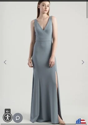 Jenny Yoo Lyonne bridesmaid dress In Black - Image 1 of 2